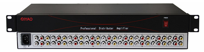 6組1進(jìn)4出AV分配器