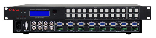 4進(jìn)4出VGA,AV獨(dú)立輸出矩陣