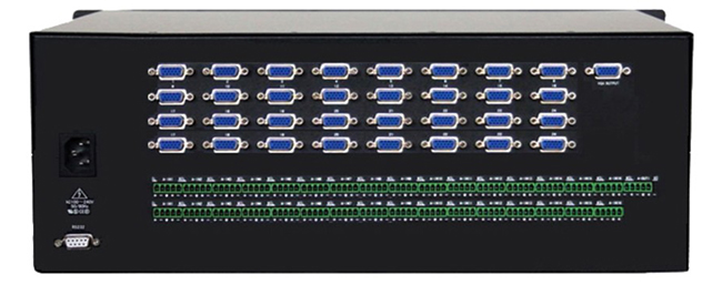 32進(jìn)1出VGA加音頻切換器