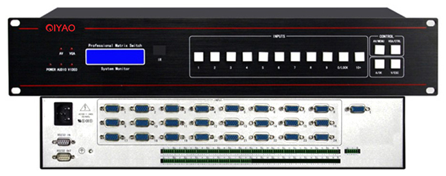 32進1出自動VGA加音頻切換器
